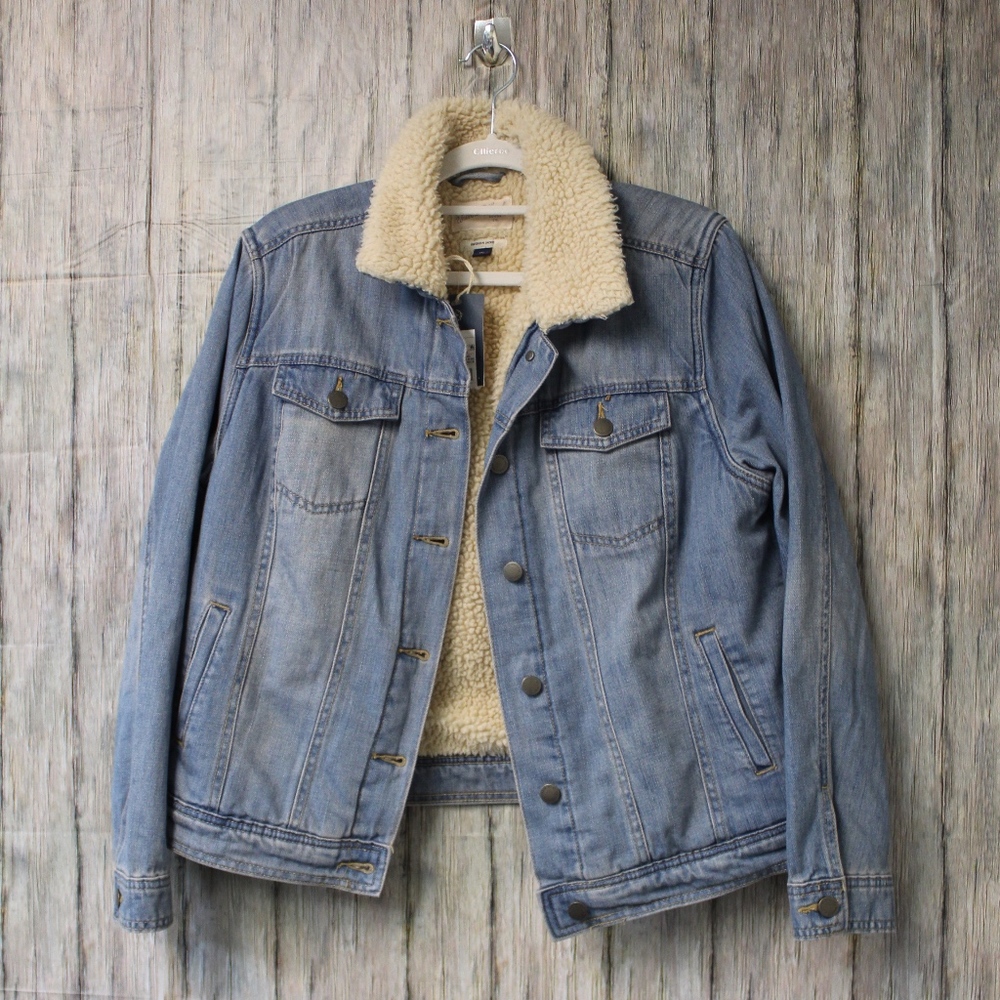 *NWT* Fleece lined Jean Jacket.